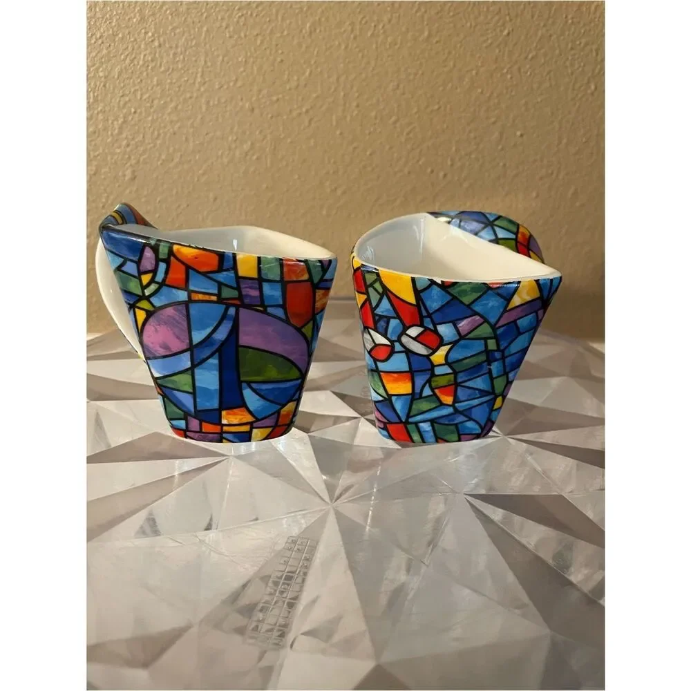 Barcelona Gaudi Mosaic Cappuccino Cups set of 2